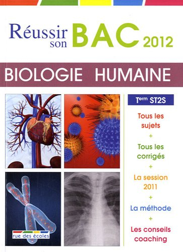Biologie et physiopathologie humaines, terminale ST2S : bac 2012