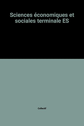 sciences économiques et sociales terminale es