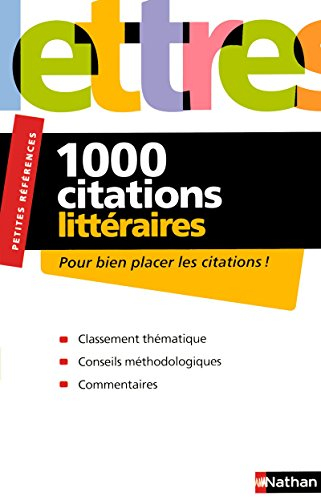 1.000 citations littéraires