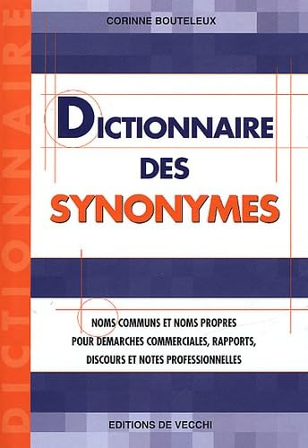 Dictionnaire Des Synonymes