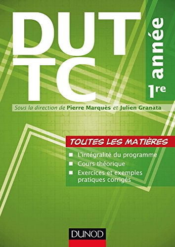 DUT TC 1re année : toutes les matières