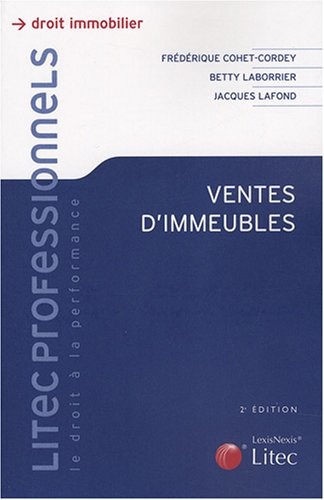 Ventes d'immeubles