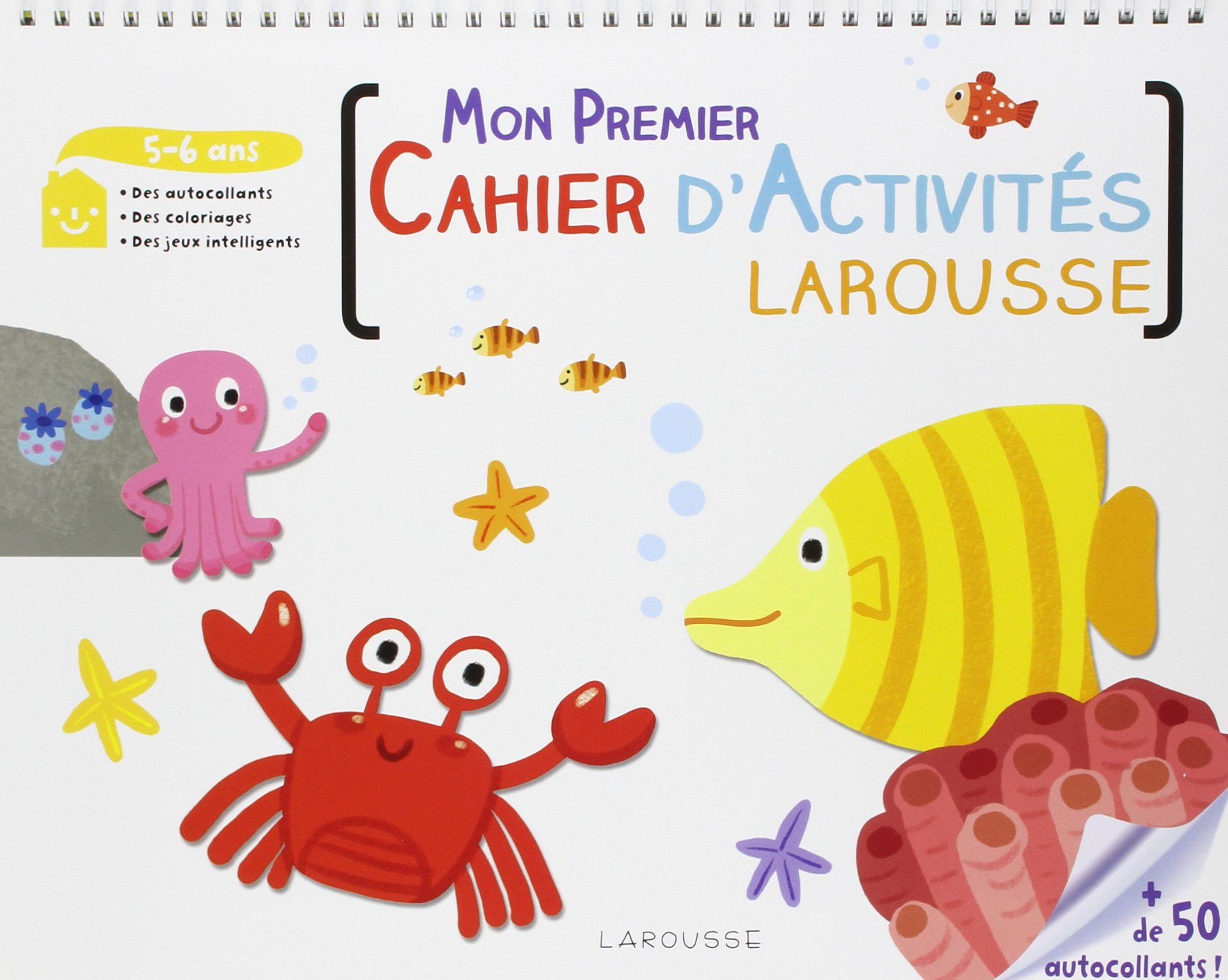 Mon premier cahier d'activités Larousse : 5-6 ans