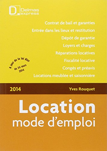Location, mode d'emploi 2014