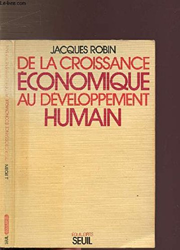 de la croissance économique au developpement humain