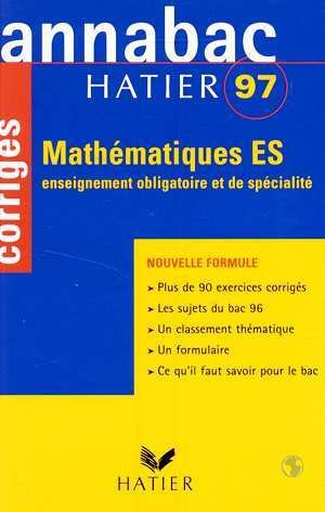 maths es enseignement obligatoire et de specialite