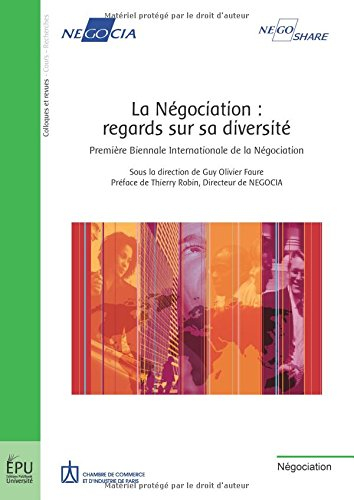 La négociation : regards sur sa diversité