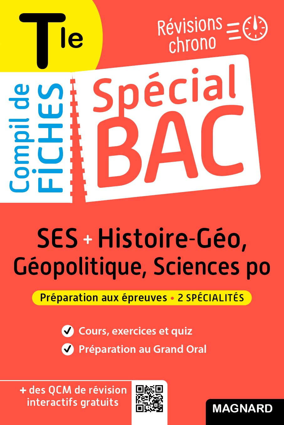 Compil de fiches SES + histoire géo, géopolitique, sciences po terminale : révisions chrono : prépar