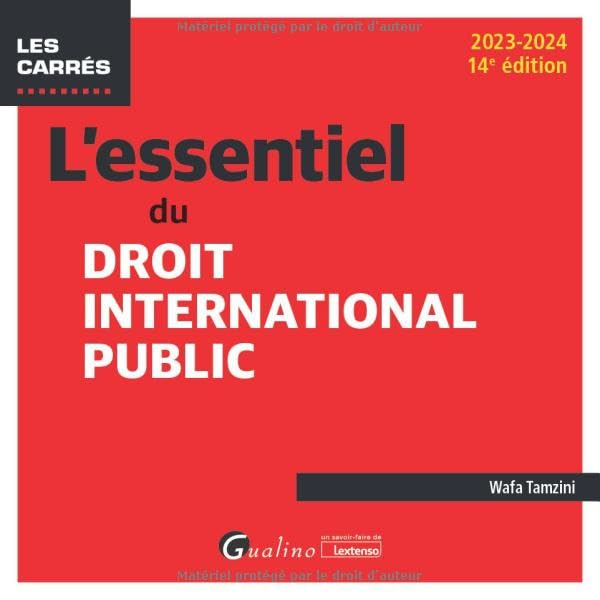 L'essentiel du droit international public : 2023-2024