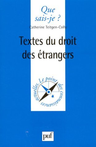 Textes du droit des étrangers