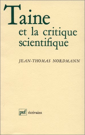 Taine et la critique scientifique