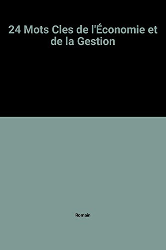 24 mots cles de l'Économie et de la gestion