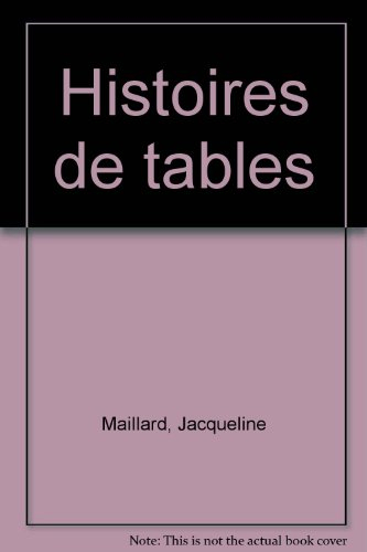 Histoires de tables