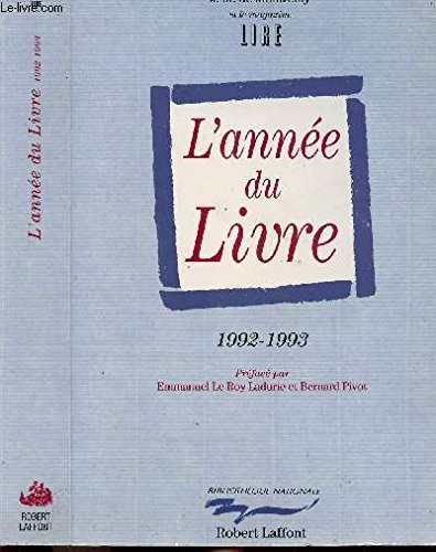 L'Année du livre 1992-1993