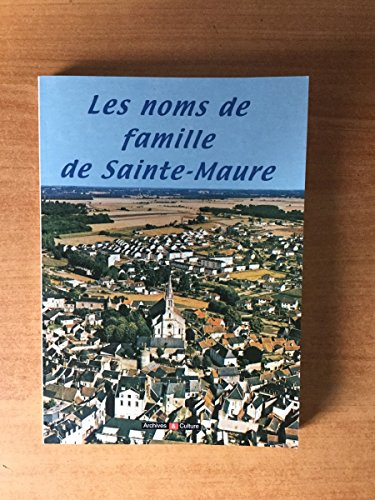Les noms de famille de Sainte-Maure