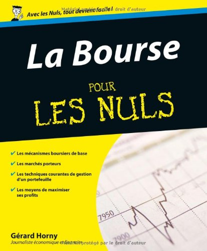 La Bourse pour les nuls