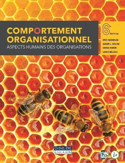 Comportement organisationnel : aspects humains des organisations