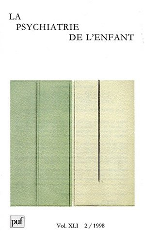 Psychiatrie de l'enfant (La), n° 2 (1998)