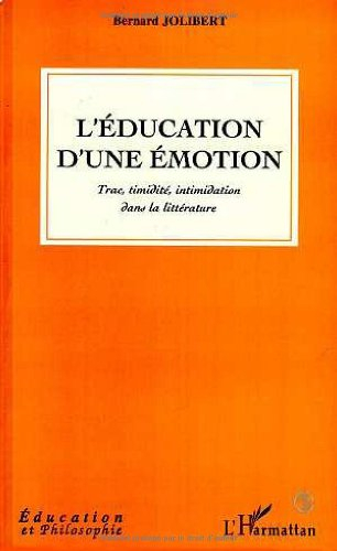 L'éducation d'une émotion : trac, timidité, intimidation dans la littérature