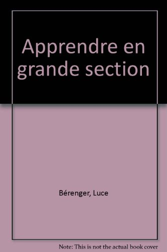 Apprendre en grande section