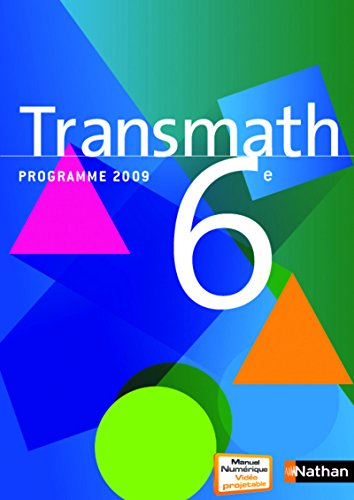Transmath 6e : programme 2009