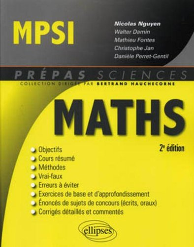 Maths MPSI