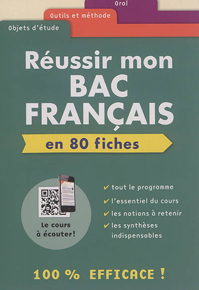Réussir mon bac français en 80 fiches