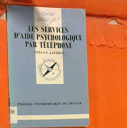 Les Services d'aide psychologique par téléphone