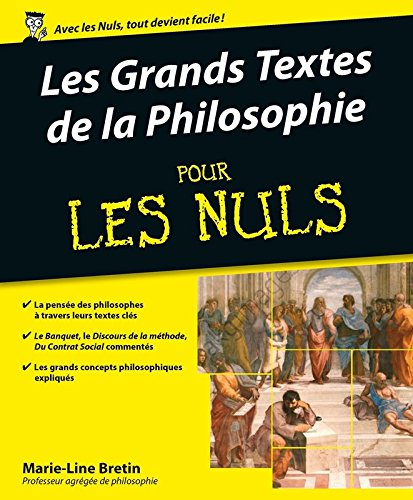 Les grands textes de la philosophie pour les nuls