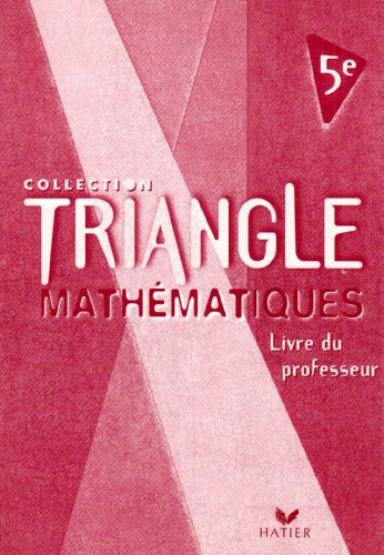 mathématiques 5e : livre du professeur