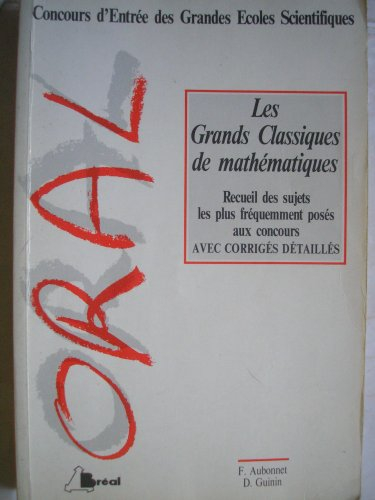les grands classiques de mathématiques