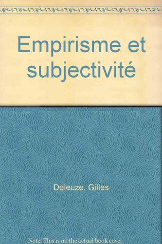 empirisme et subjectivité