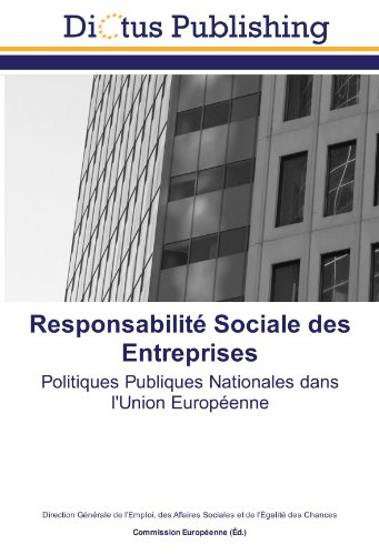 responsabilité sociale des entreprises: politiques publiques nationales dans l'union européenne