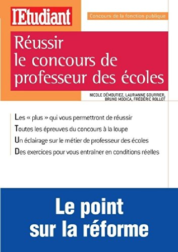 Réussir le concours de professeur des écoles