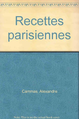 Recettes parisiennes