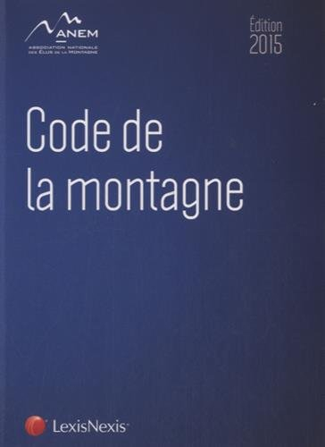 Code de la montagne 2015