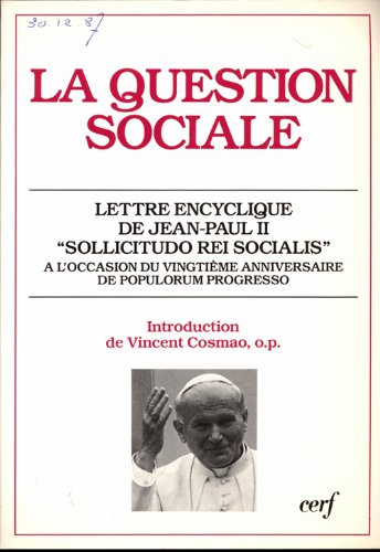 la question sociale / lettre encyclique