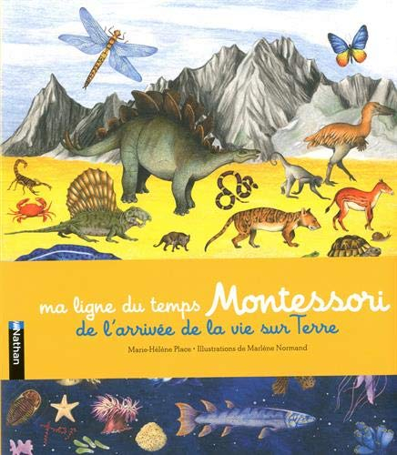 Ma ligne du temps Montessori de l'arrivée de la vie sur Terre