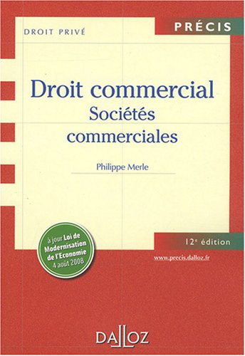 Droit commercial : sociétés commerciales