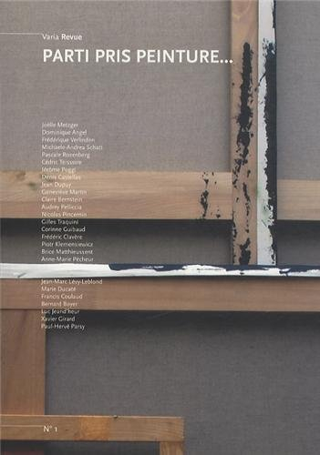 Varia Revue, n° 1. Parti pris peinture...