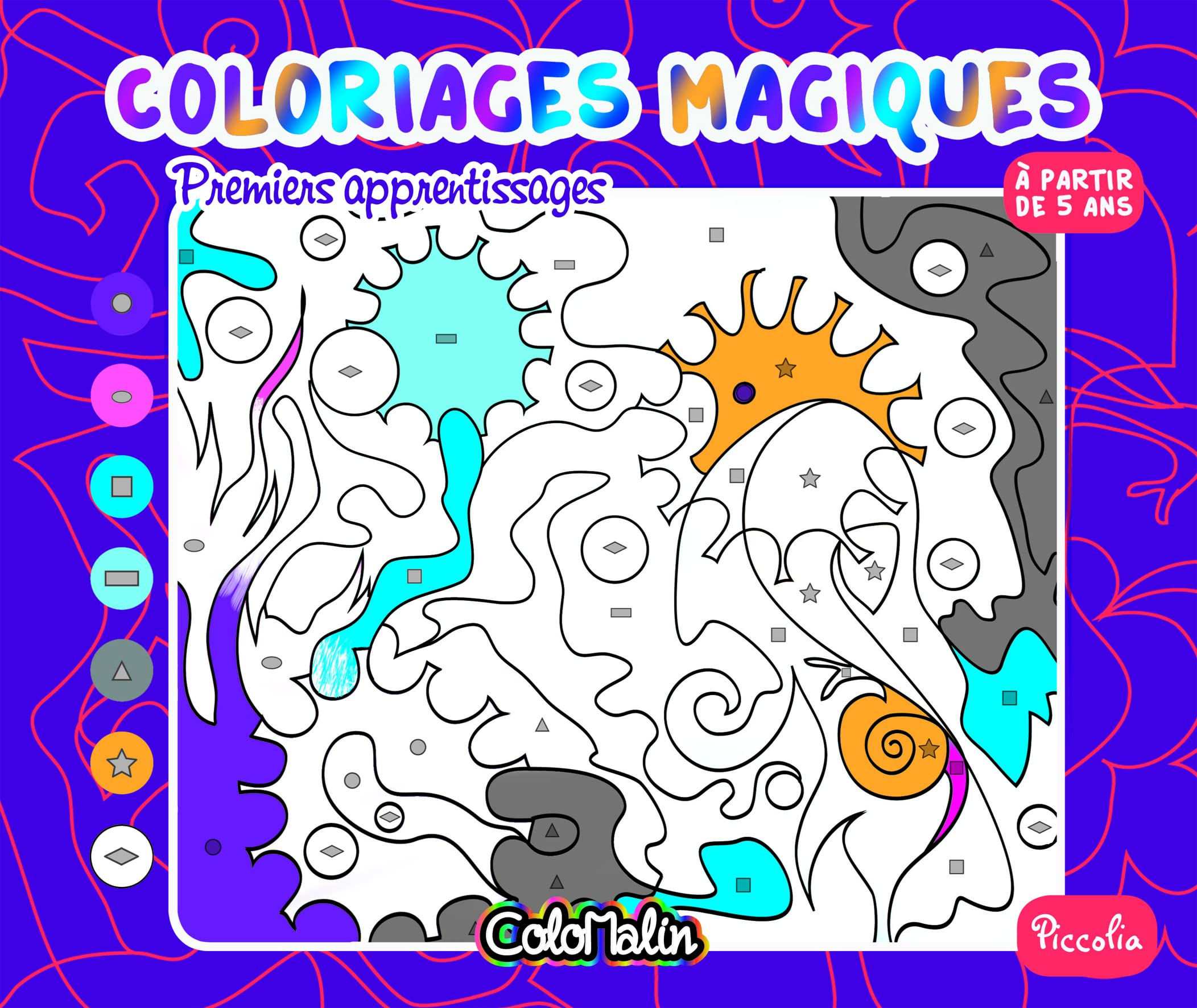 Coloriages magiques. Premiers apprentissages