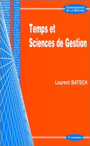 Temps et sciences de gestion