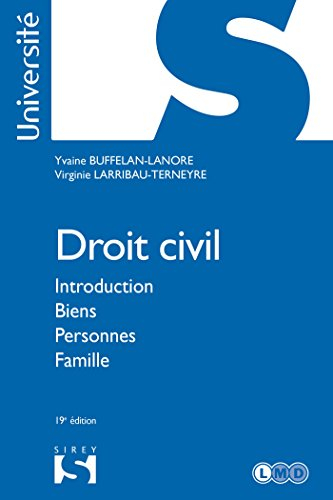 Droit civil : introduction, biens, personnes, famille