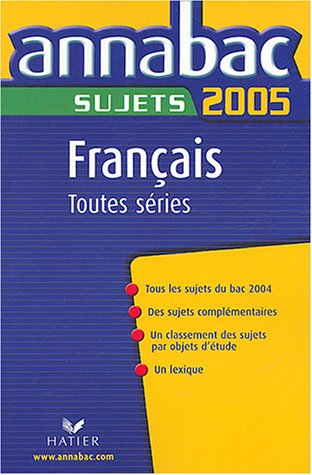 français 1e toutes séries : sujets