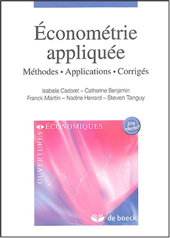 Econométrie appliquée : méthodes, applications, corrigés