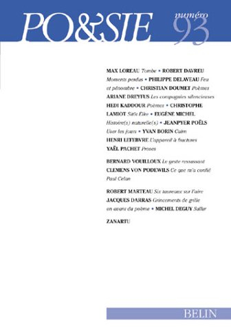 Poésie, n° 93