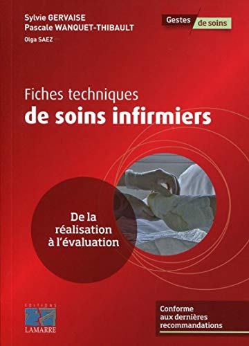 Fiches techniques de soins infirmiers : de la réalisation à l'évaluation