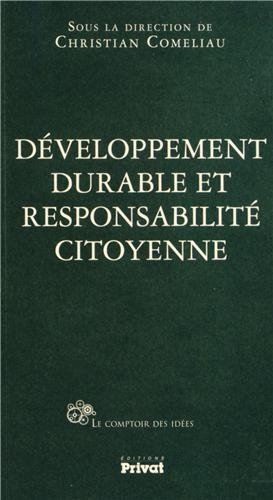 Développement durable et responsabilité citoyenne