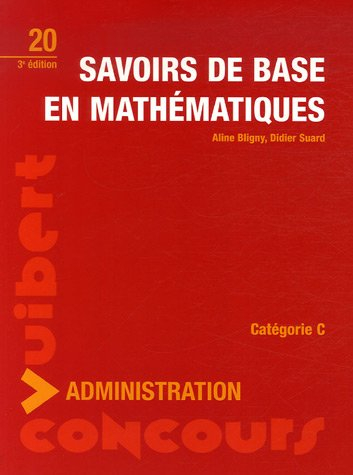 Savoirs de base en mathématiques : catégorie C