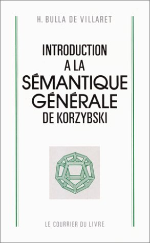introduction à la sémantique générale de korzybski